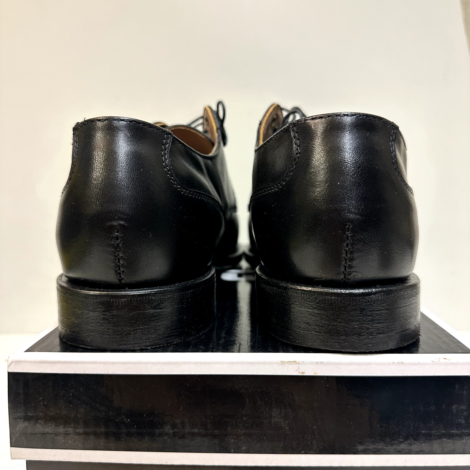 Nib Rancourt & Co. X Footjoy Split Toe Derby Dress Shoe Black Calf 79213 8.5 C — image 6 of 8